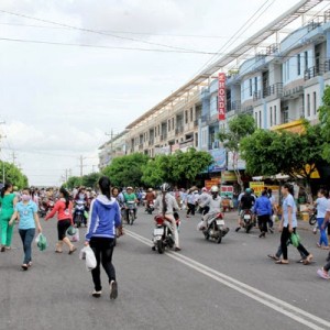 Bán lô B7 đường D1 (Hòa Bình) đường lớn 25m đối diện KCN VSIP 2